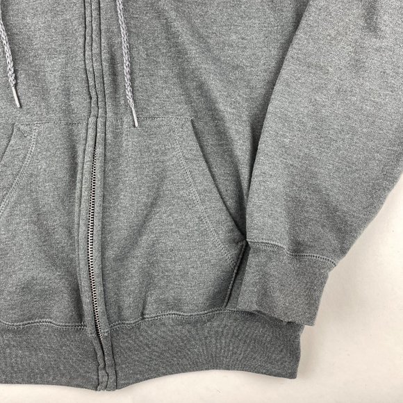 Disney Parks Hanes Jacket Womens Medium Gray Full Zip Hooded Mickey Mouse - Picture 5 of 9